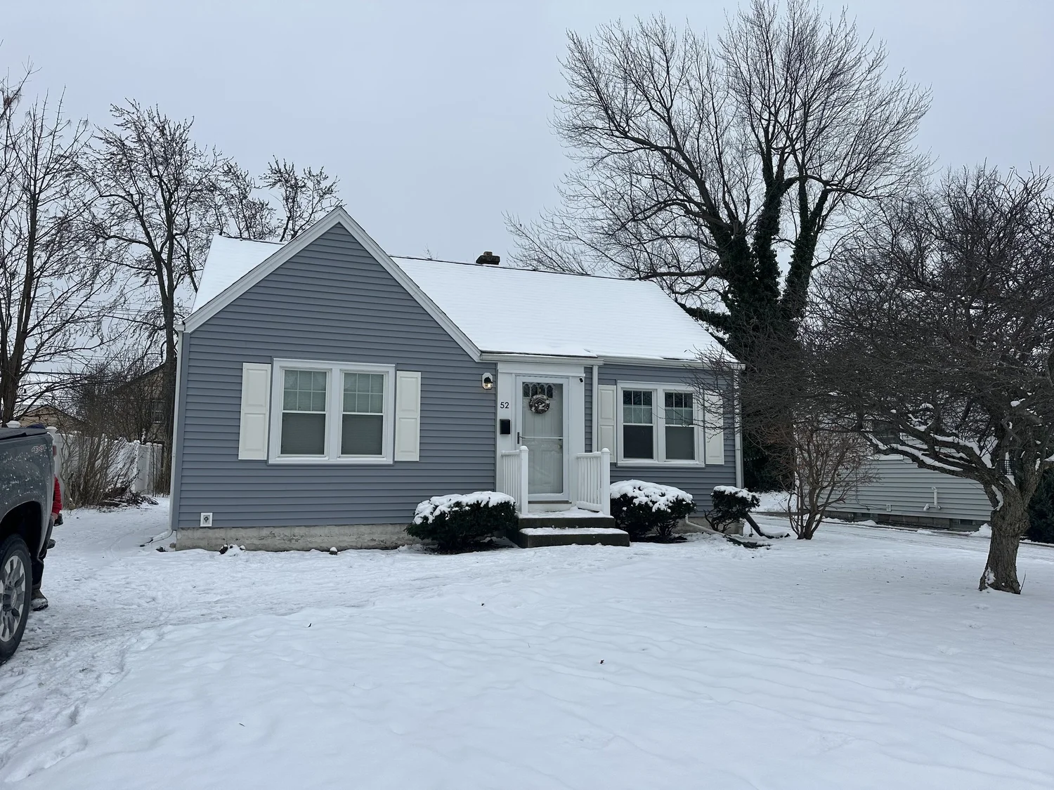 Winter roofing and siding project